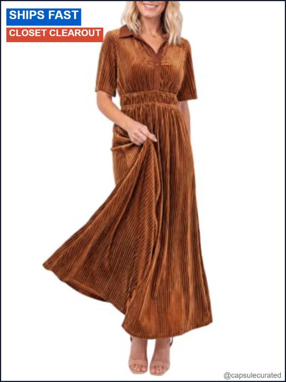 Velvet Maxi Dress Formal A-Line Wedding Guest Maternity Friendly